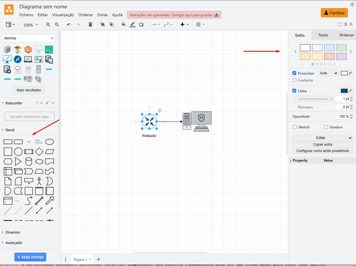 Drawio personalizacao Blog Diário de Suporte - O Seu Guia de Conteúdo de Segurança e Redes.png