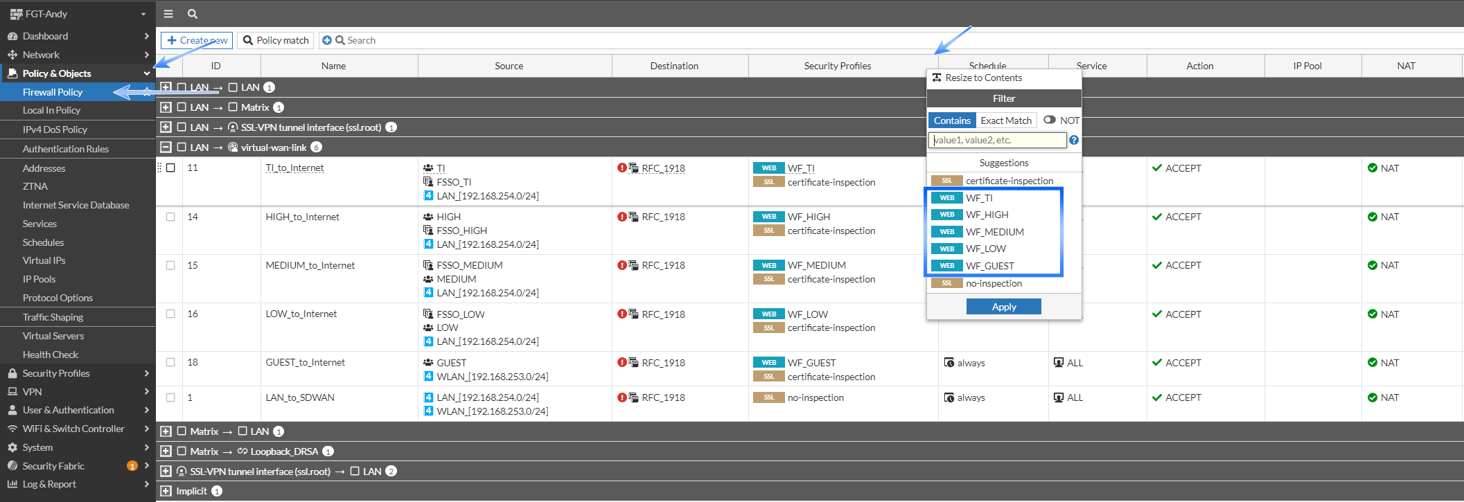 FortiGate License Expired Policy Filter- Blog Diario de Suporte