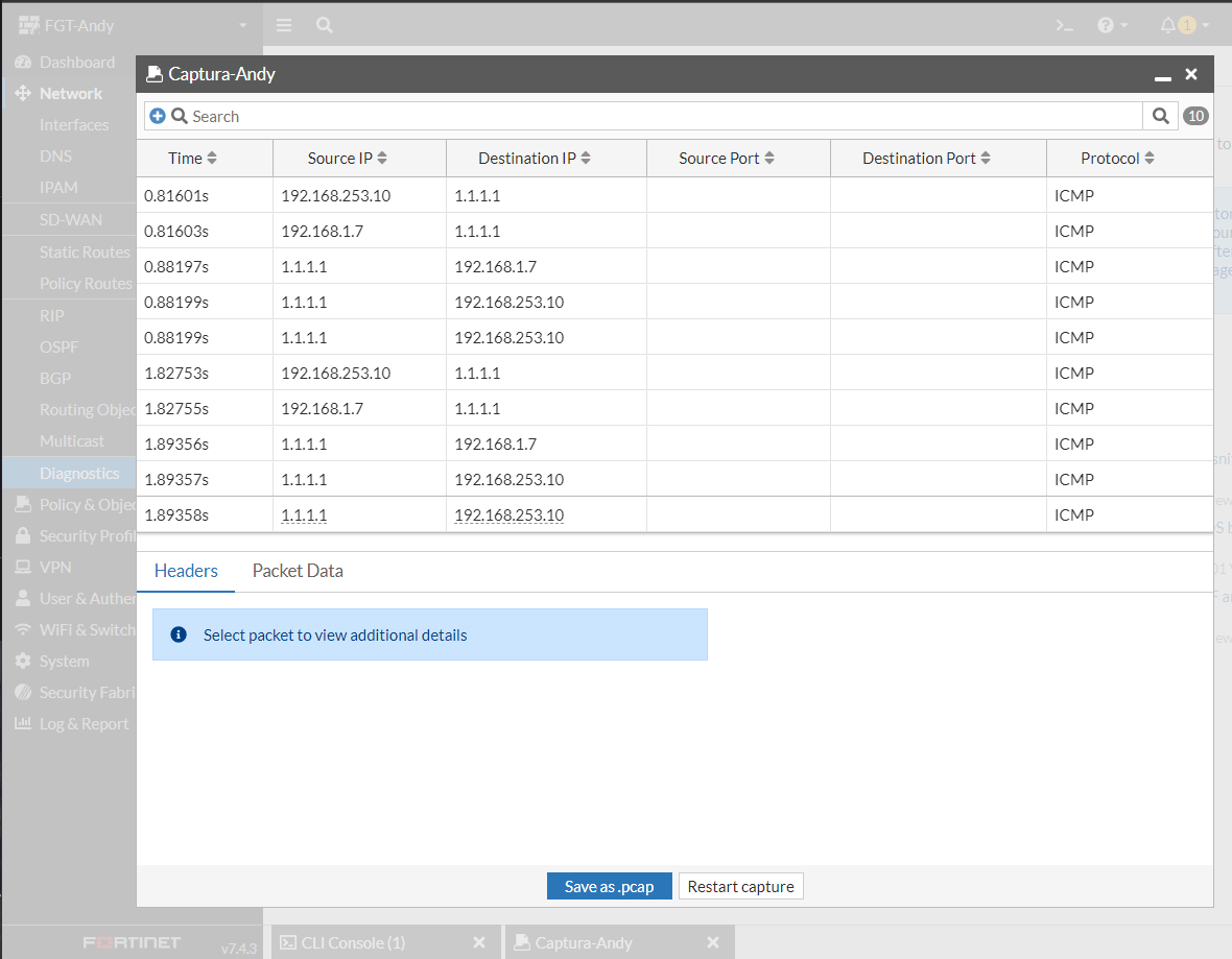 FortiGate Sniffer Packet GUI-2 - Blog Diário de Suporte - O Seu Guia de Conteúdo de Segurança e Redes