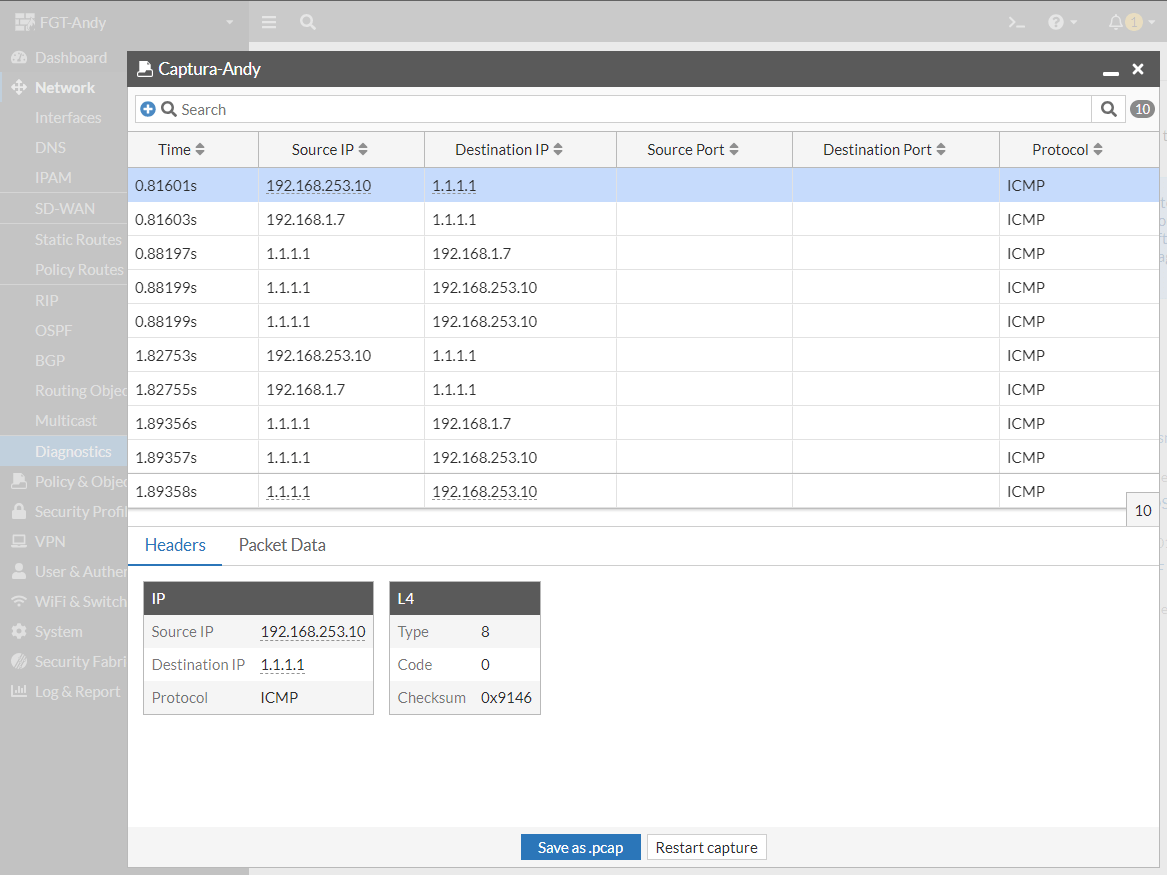 FortiGate Sniffer Packet GUI-3 - Blog Diário de Suporte - O Seu Guia de Conteúdo de Segurança e Redes