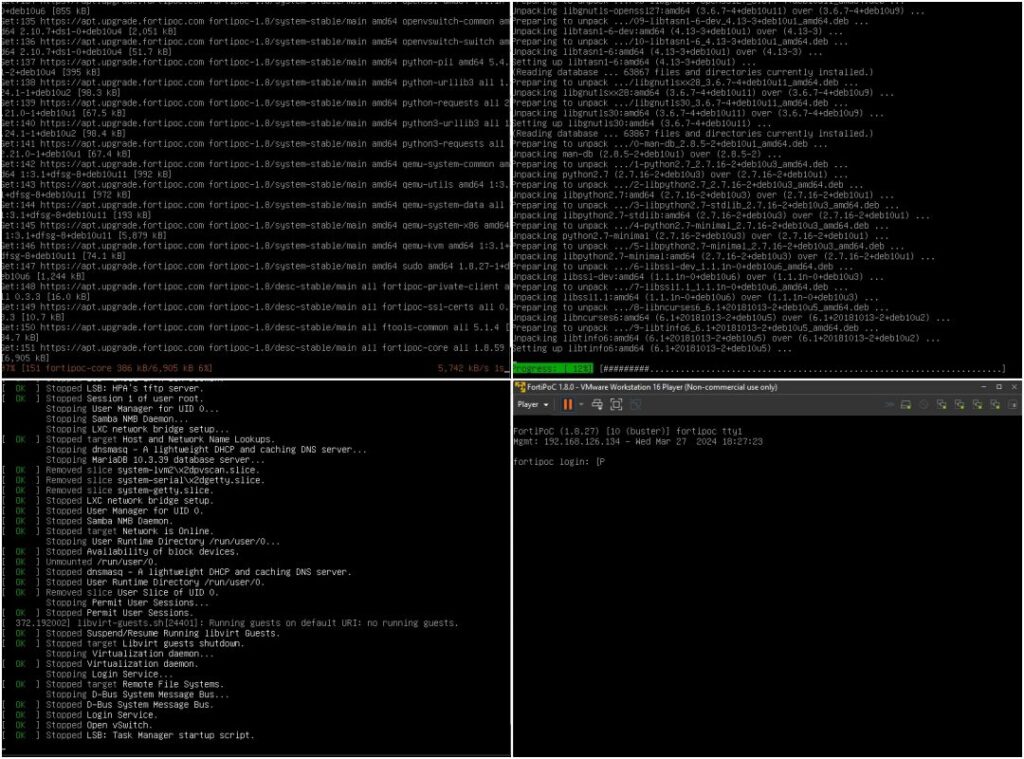 FortiPOC - install, download, reboot - Blog Diário de Suporte
