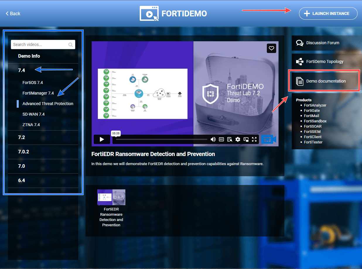 Fortinet FNDN FORTIDEMO - O Seu Guia de Conteúdo de Segurança e Redes